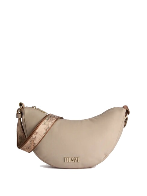 ALVIERO MARTINI PRIMA CLASSE PUFFY NYLON Mini bolso de hombro en forma de media luna grisáceo - Bolsos Mujer