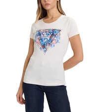 GUESS SS CN PEONY TRIANGLE Camiseta de manga corta con estampado piedra muda - camiseta - 1