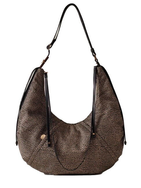 BORBONESE FOLD Bolsa de hombro OP / NATURAL / NEGRO - Bolsos Mujer