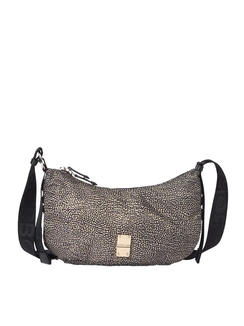 BORBONESE TEAPOT S Bolso de hombro OP / NATURAL / NEGRO - Bolsos Mujer