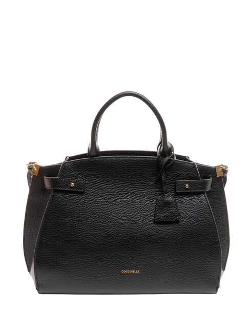 COCCINELLE KLICHE Bolso de piel con bandolera negro - Bolsos Mujer