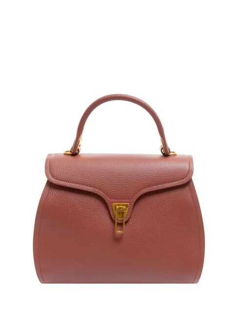 COCCINELLE MARVIN Bolso de piel con bandolera brandy - Bolsos Mujer