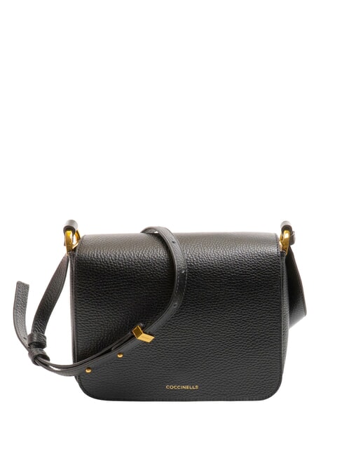 COCCINELLE ERIS Mini bolso de hombro de piel negro - Bolsos Mujer