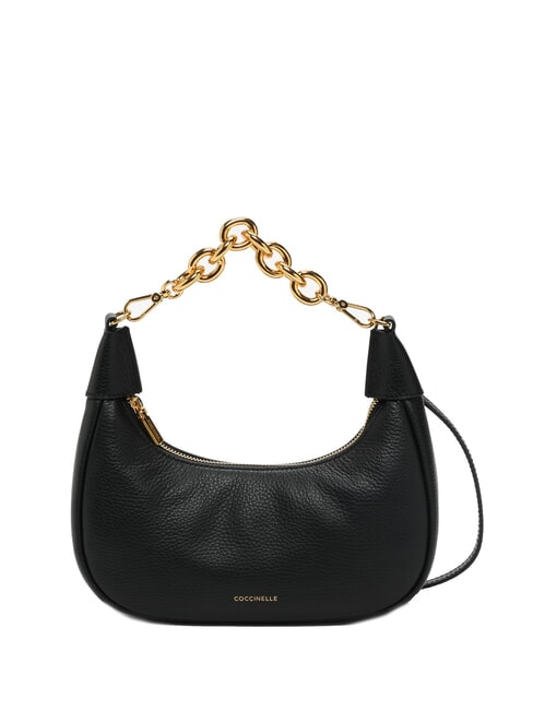 COCCINELLE ISIDE Bolso bandolera de piel con bandolera negro - Bolsos Mujer