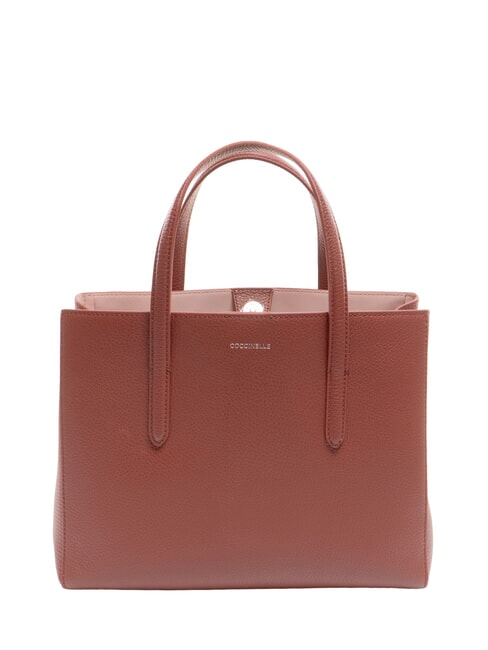 COCCINELLE SWAP Bolso de piel con bandolera brandy - Bolsos Mujer