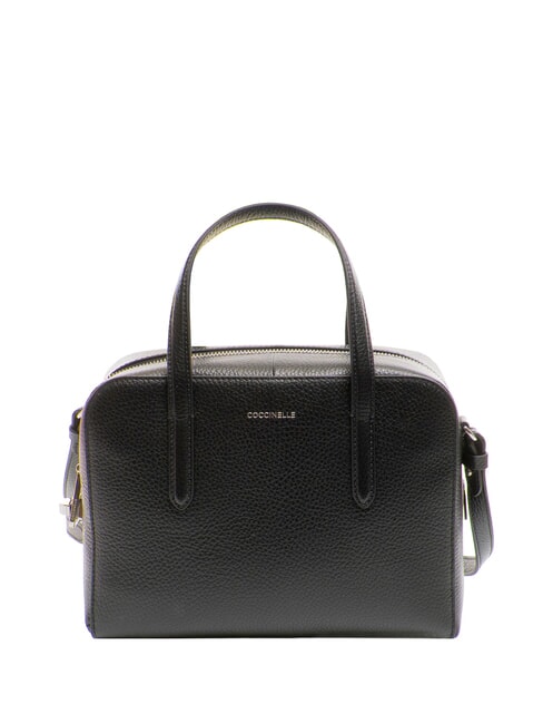 COCCINELLE SWAP Bolso de piel tipo cartera con bandolera negro - Bolsos Mujer