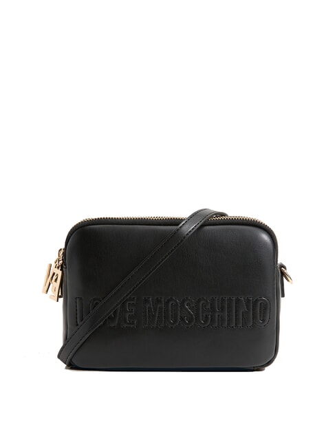 LOVE MOSCHINO ZIPLINE Bolso bandolera para cámara negro - Bolsos Mujer