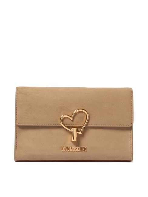 LOVE MOSCHINO SMART DAILY Bolso de hombro con solapa arena - Bolsos Mujer