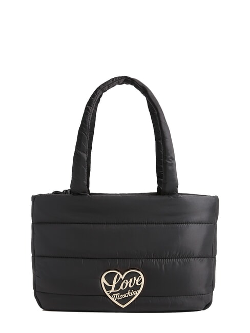LOVE MOSCHINO AIR WAVE Bolsa de compras hinchable negro - Bolsos Mujer