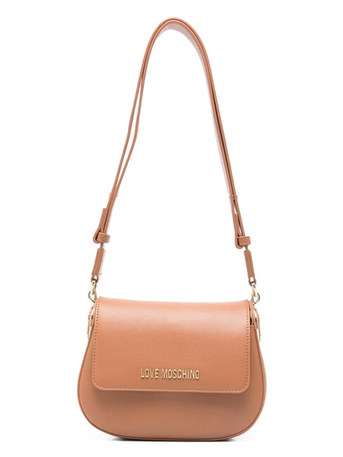 LOVE MOSCHINO CHUNKY TAB Bolso de hombro con solapa CUERO - Bolsos Mujer