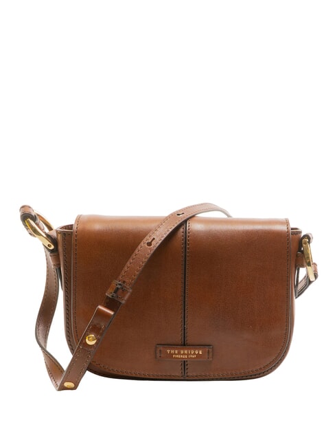 THE BRIDGE FAENTINA Mini poste FAENTINA en cuero BROWN - Bolsos Mujer