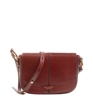 THE BRIDGE FAENTINA Mini poste FAENTINA en cuero Chianti / Burdeos / Dorado - Bolsos Mujer - 1