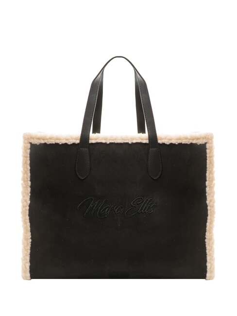 MARC ELLIS SHERPA Bolso grande con bandolera negro - Bolsos Mujer