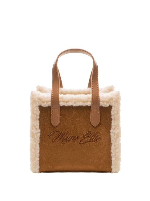 MARC ELLIS SHERPA Mini bolso con bandolera cuero oscuro - Bolsos Mujer