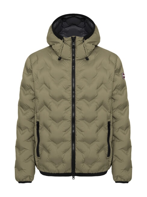 COLMAR DASHED Chaqueta de plumas con capucha volcán fangoso - Chaquetas de plumas para hombre