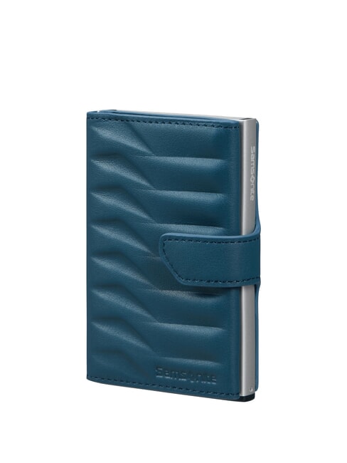 SAMSONITE ALU FIT Cartera con tarjetero deslizable petrolblue - Carteras Hombre