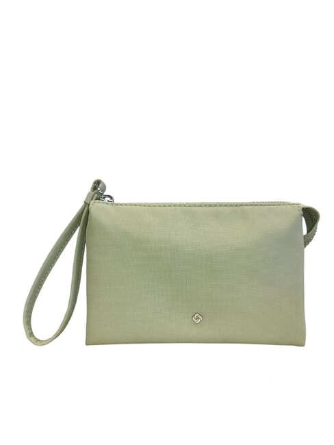 SAMSONITE POUCHY Bolso de mano mediano de 3 compartimentos verde salvia - Bolsos Mujer