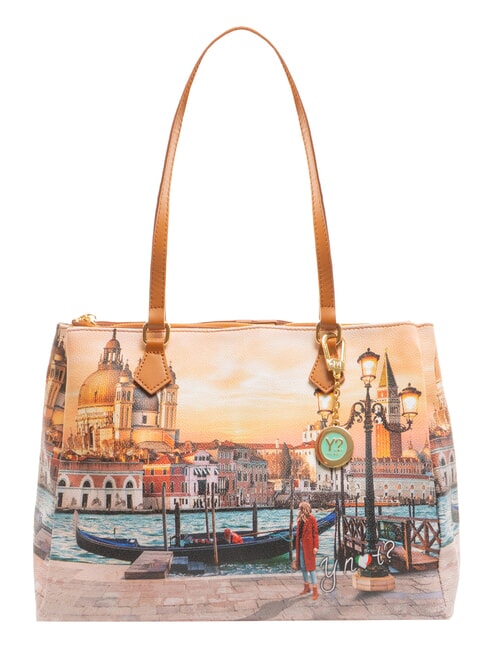 YNOT YESBAG Bolso de hombro estampado Atardecer en Venecia - Bolsos Mujer