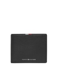TOMMY HILFIGER TH CORP Cartera compacta de cuero - Carteras Hombre