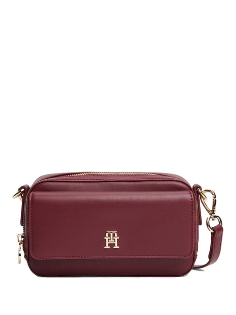 TOMMY HILFIGER TH ICON Mini bolso de hombro colorete profundo - Bolsos Mujer