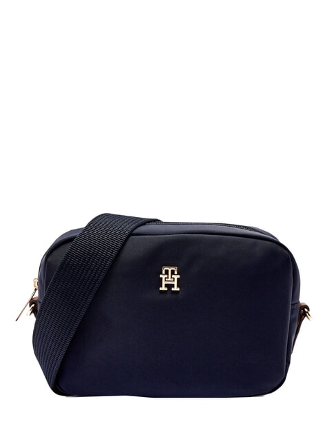 TOMMY HILFIGER POPETTE Mini bolso de hombro para cámara azul espacial / negro - Bolsos Mujer