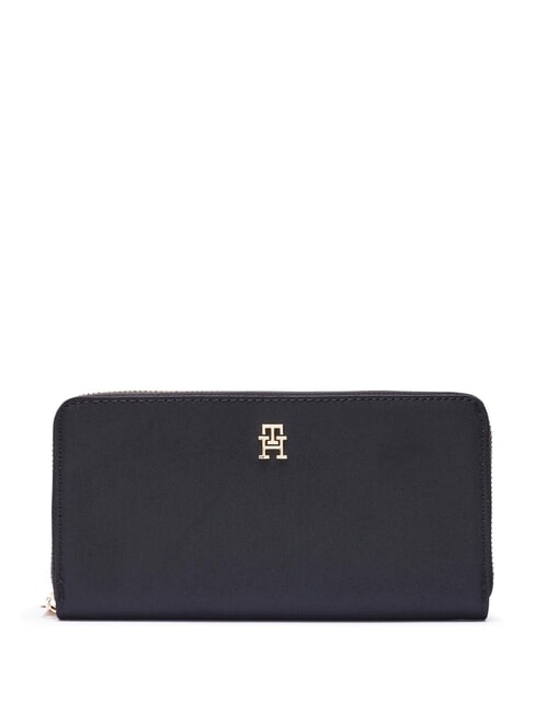 TOMMY HILFIGER TH ICON Cartera con cremallera negro - Carteras Mujer