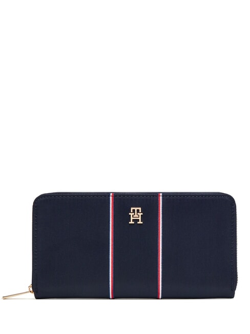 TOMMY HILFIGER TH ICON Cartera con cremallera corporación azul - Carteras Mujer