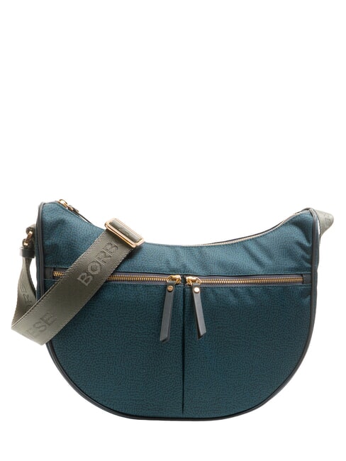 BORBONESE LUNA BAG Flexos Zip octano - Bolsos Mujer