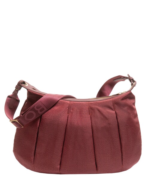 BORBONESE CROISSANT HOBO MEDIUM Bolso de hombro, con bandolera merlot - Bolsos Mujer