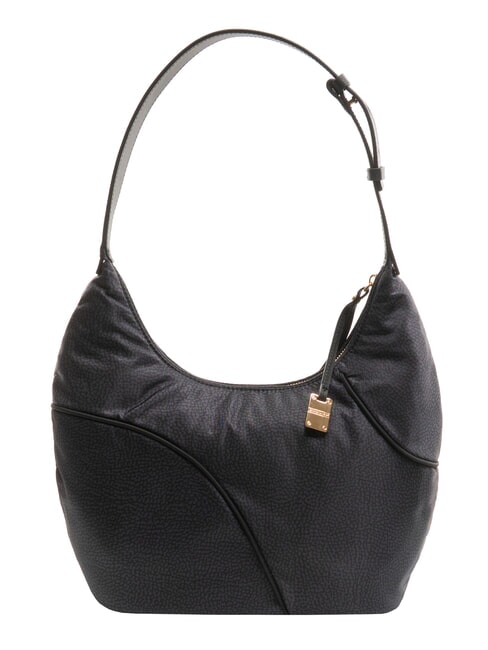 BORBONESE TENNIS  Bolso de hombro tipo hobo negro oscuro - Bolsos Mujer