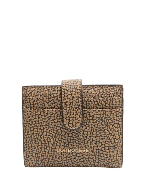 BORBONESE BRUNCH  Cartera compacta op natural / negro - Carteras Mujer