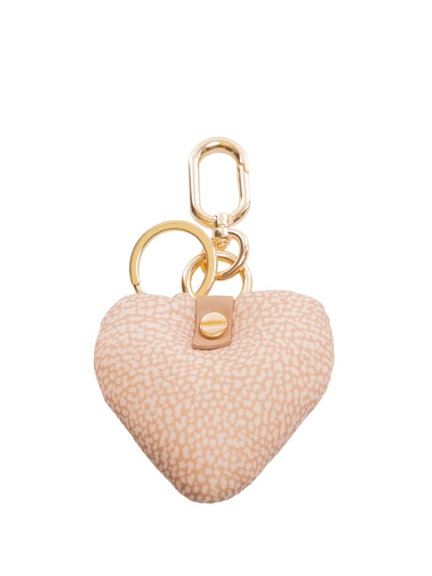 BORBONESE KEYRING Cuore Llavero con dije color de malva - Llaveros