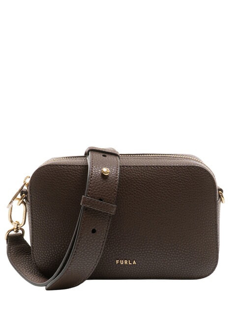 FURLA PETUNIA Mini bolso de hombro chocolate - Bolsos Mujer