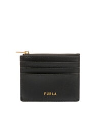 FURLA GARDENIA Tarjetero plano de cuero - Carteras Mujer