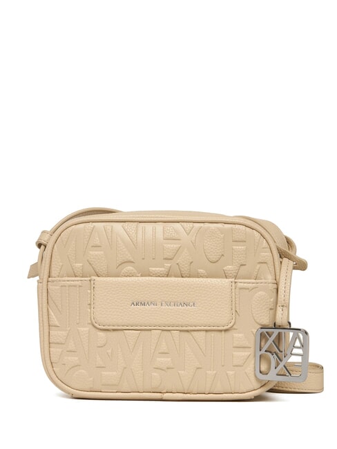 ARMANI EXCHANGE LIZ PEBBLE Bolsa para cámara con logotipo en relieve valle - Bolsos Mujer