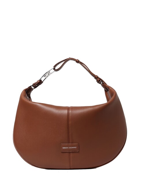 ARMANI EXCHANGE LIZ PEBBLE Bolso de hombro grande tipo hobo cáscara de coco - Bolsos Mujer