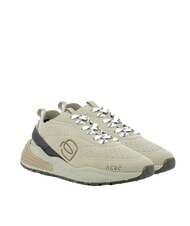 PIQUADRO CORNER 2.0 Zapatillas de ante blanco - Zapatos unisex - 1