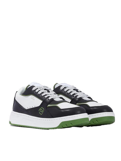 PIQUADRO URBAN  Zapatillas negro/blanco/verde - Zapatos Hombre