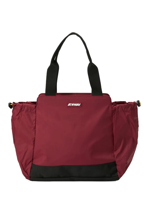 KWAY AISY Bolso tote de nailon syrah tinto - Bolsos Mujer