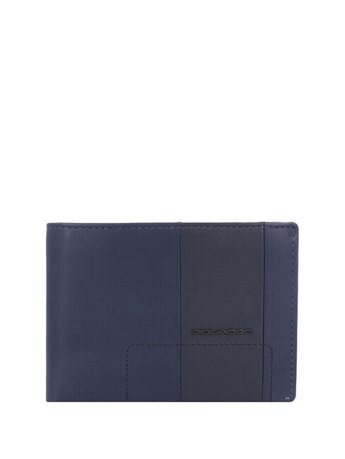 PIQUADRO FINN Cartera mediana de piel azul - Carteras Hombre