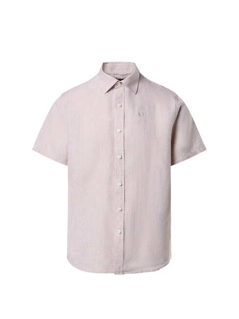 NORTH SAILS N/S Camisa de lino beige - Camisas de hombre