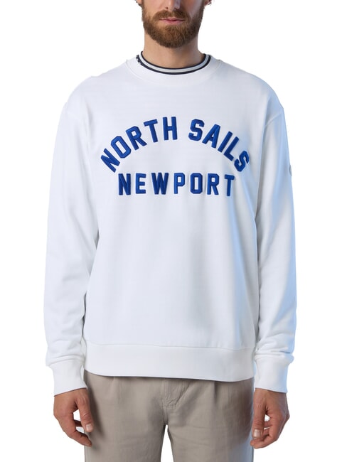 NORTH SAILS NEWPORT Sudadera de algodón blanco - Sudaderas