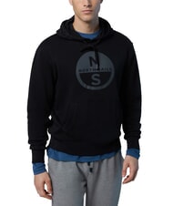 NORTH SAILS GRAPHIC Sudadera con capucha de algodón negro - Sudaderas - 1
