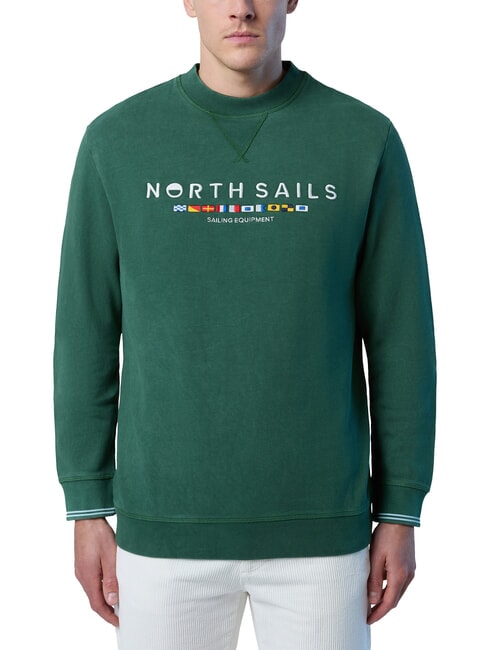 NORTH SAILS EMBROIDERY  verde - Sudaderas