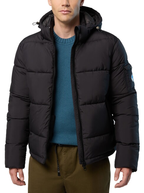 NORTH SAILS BEAM Chaqueta de plumas con capucha negro - Chaquetas de plumas para hombre