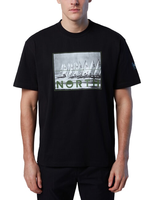 NORTH SAILS GRAPHIC Camiseta de algodón negro - camiseta