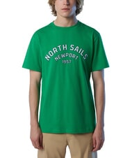 NORTH SAILS NEWPORT Camiseta de algod&oacute;n con logotipo de arco - camiseta