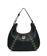 GAUD&Igrave; EMMA Bolso de hombro tipo hobo con tachuelas NEGRO - Bolsos Mujer - 1