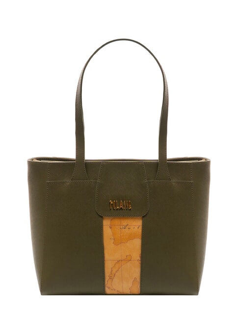 ALVIERO MARTINI PRIMA CLASSE WINDY CITY  Bolso de hombro verde musgo - Bolsos Mujer