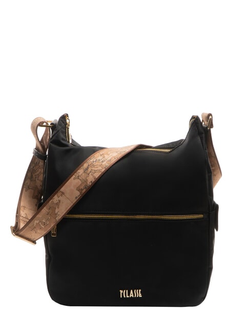 ALVIERO MARTINI PRIMA CLASSE STORMY NYLON Bolso de hombro de doble portabilidad negro - Bolsos Mujer